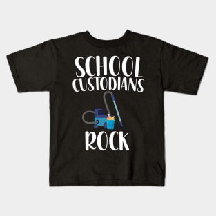 School Custodians Rock Kids T-Shirt